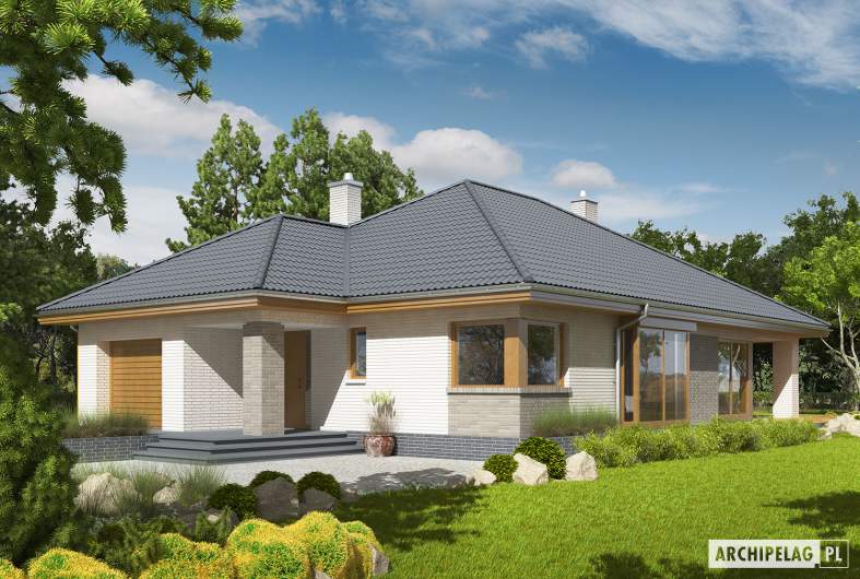 budowa domu Glen V G1 (odbicie lustrzane) - New-House