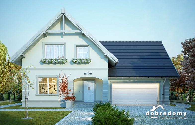budowa domu Realny II (odbicie lustrzane) - New-House