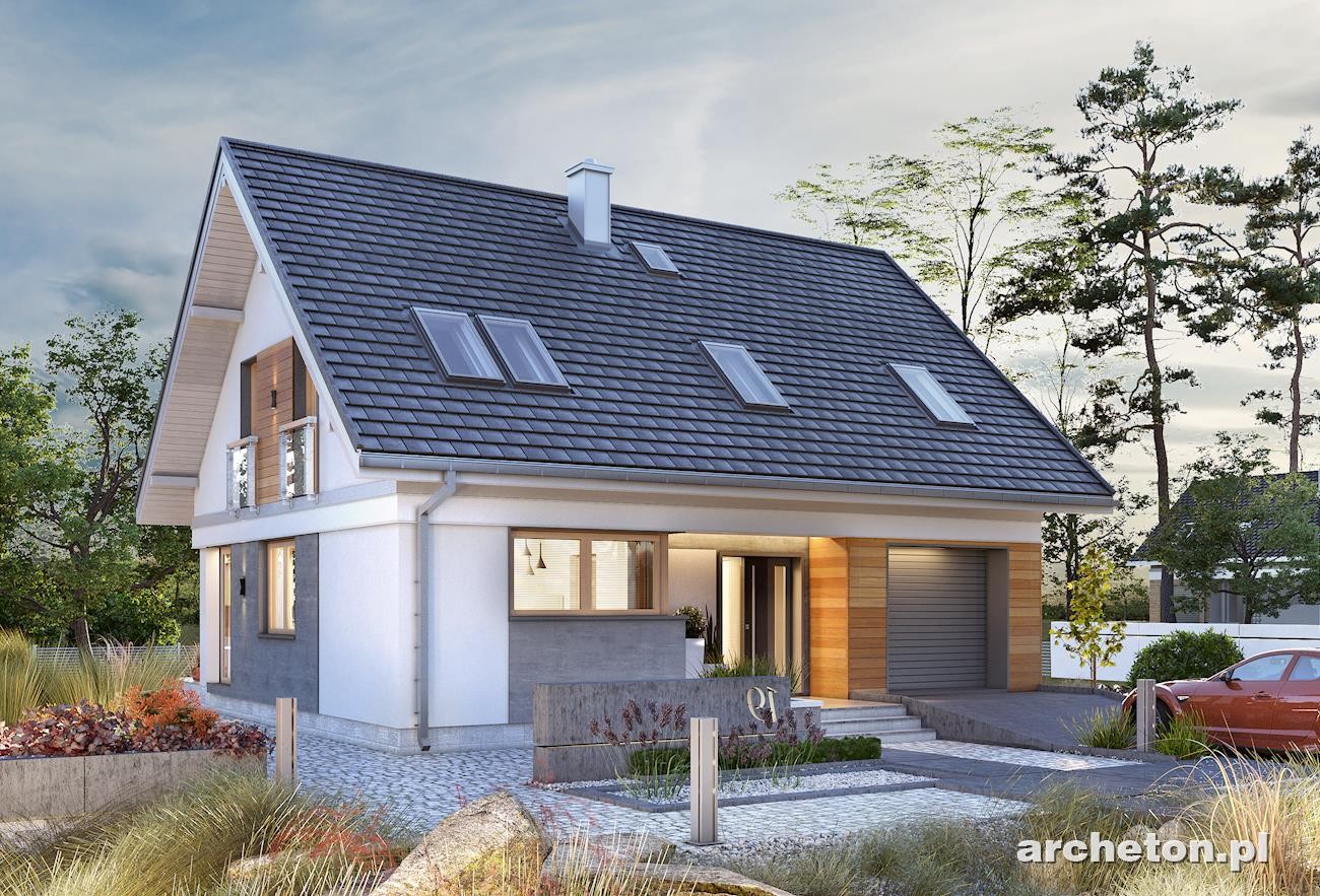 budowa domu Szafir (odbicie lustrzane) - New-House