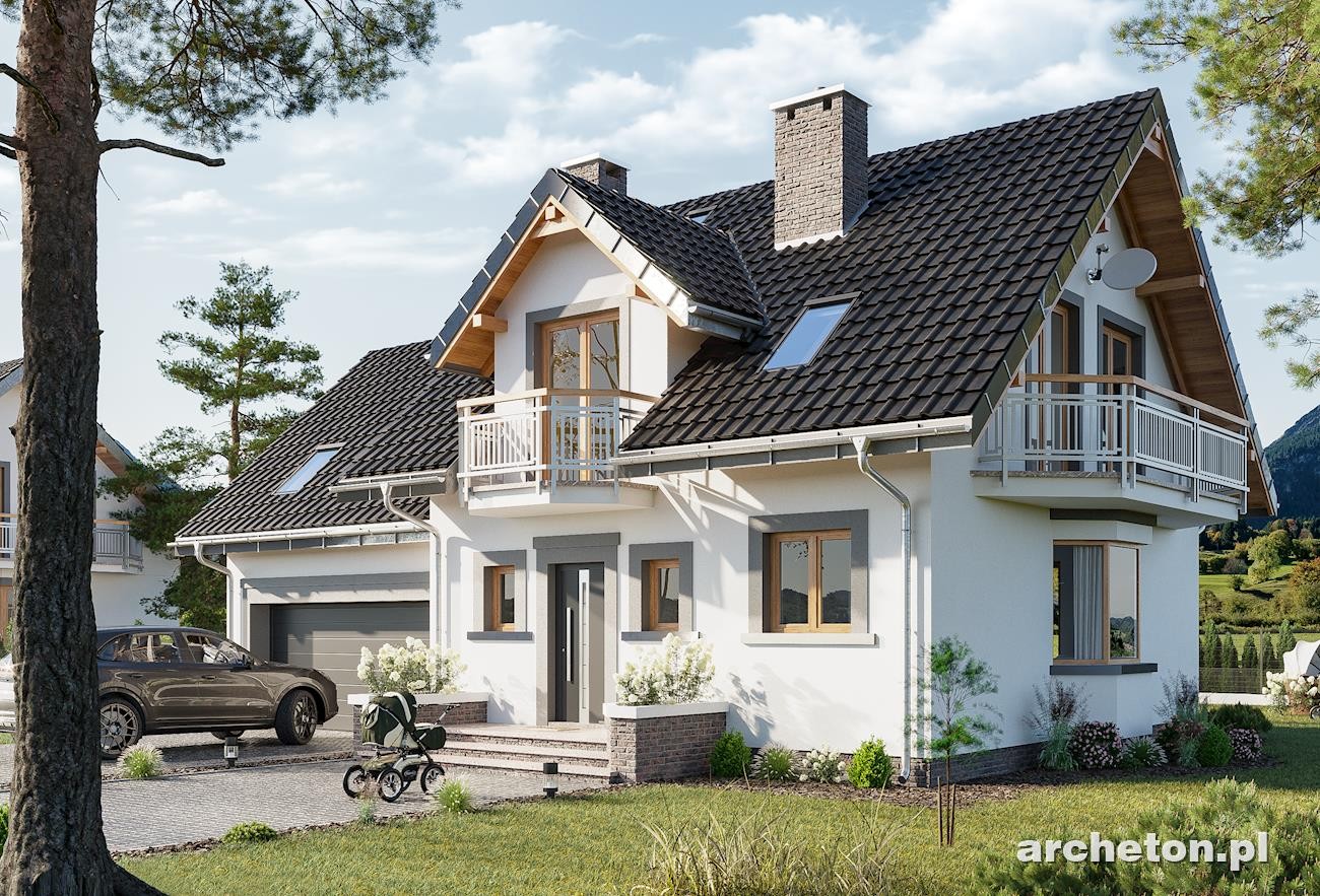 budowa domu Zofia Prima G2 (odbicie lustrzane) - New-House