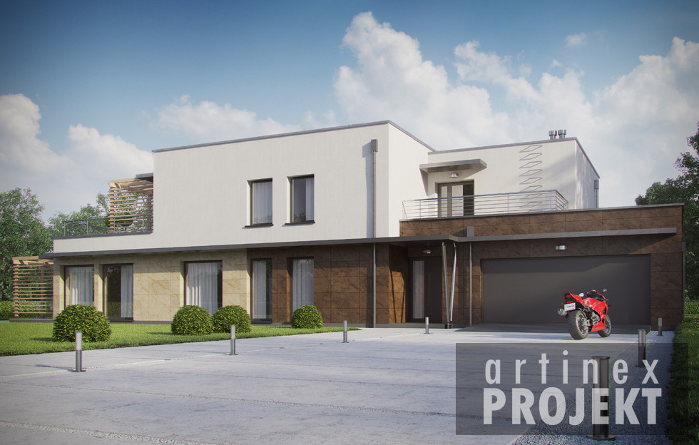 budowa domu - D50 (odbicie lustrzane) - New-House