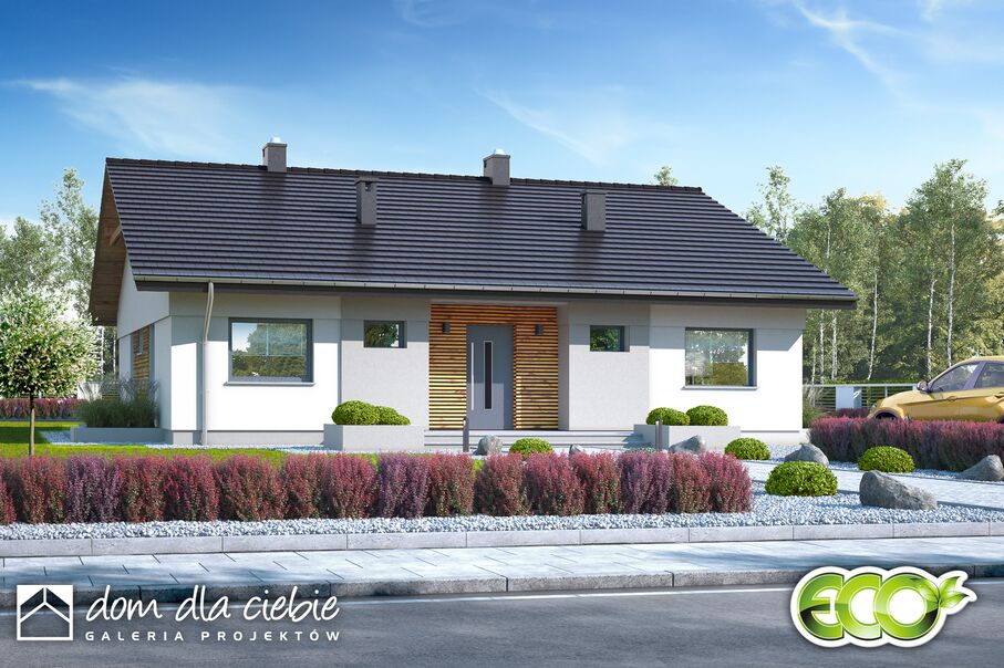 budowa domu Klara bez garażu [B1] - New-House