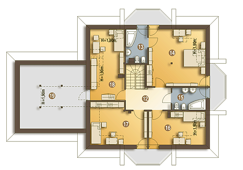 Dzierlatka III styl z garażem 2-st. [A] - miniatura 9