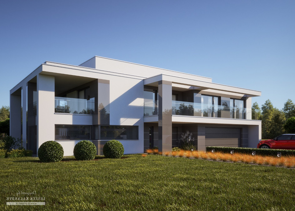 Budowa domu LK&1399 (odbicie lustrzane) z New-House