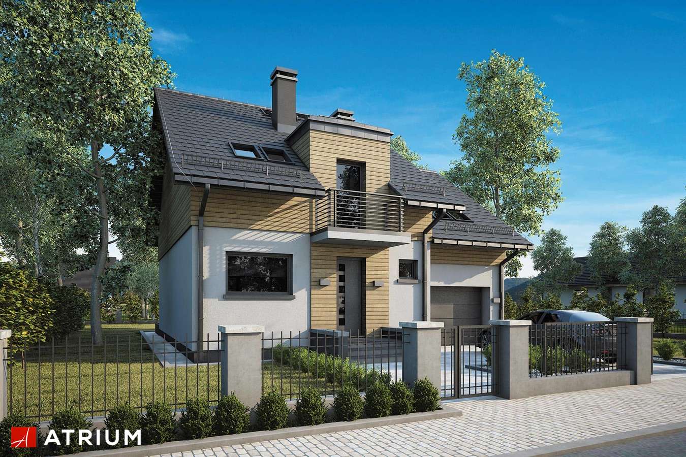 budowa domu Fokstrot Multi II (odbicie lustrzane) - New-House