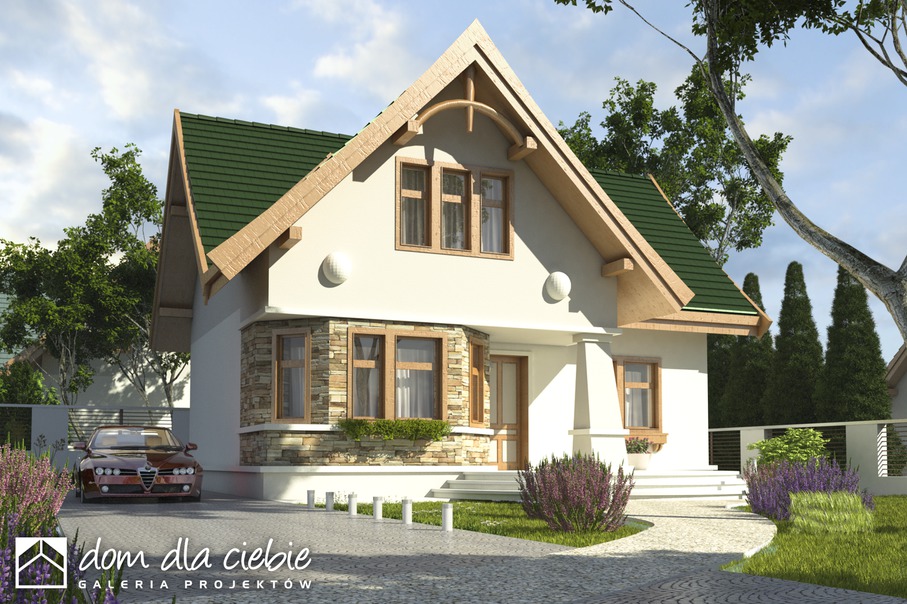 budowa domu Sójka III bez garażu [B] - New-House