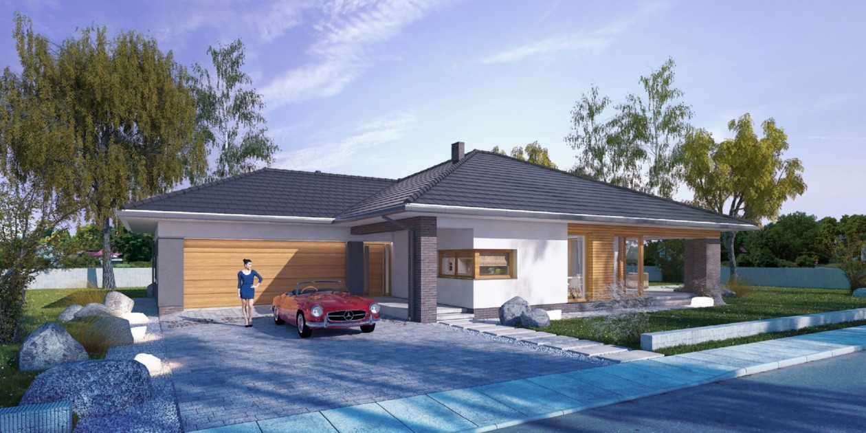 budowa domu Aromaticus I G2 (Odbicie lustrzane) - New-House