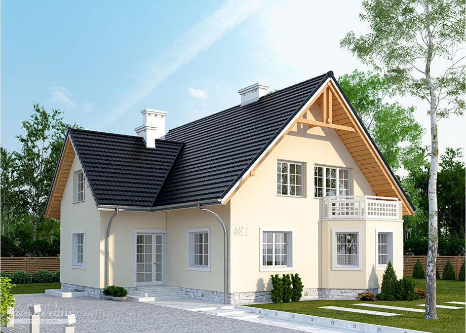 Budowa domu LK&134 (odbicie lustrzane) z New-House
