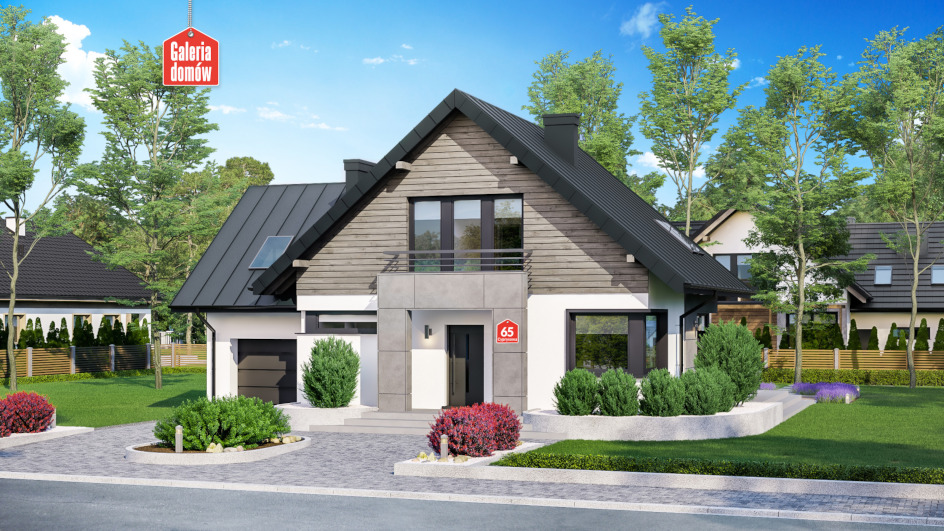 Budowa domu Dom przy Cyprysowej 65 (odbicie lustrzane) z New-House