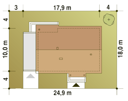 Gąska II z garażem 1-st. [A1] - miniatura 9