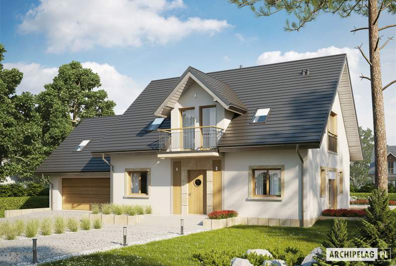 budowa domu Amaranta II G2 ENERGO (odbicie lustrzane) - New-House