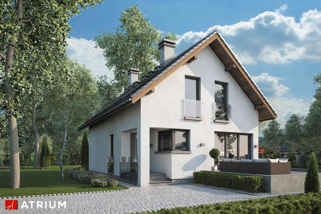 budowa domu Boston odbicie lustrzane - New-House