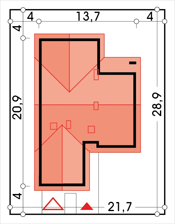 AMBROZJA 2c parterowa z podwójnym garażem - parterowy - miniatura 9