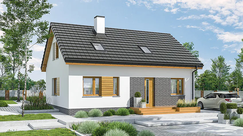 budowa domu Solidny - wariant I - New-House