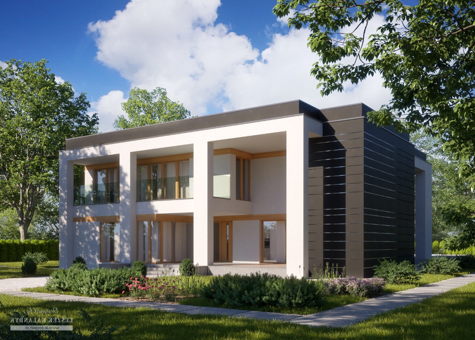 Budowa domu LK&1566 (odbicie lustrzane) z New-House