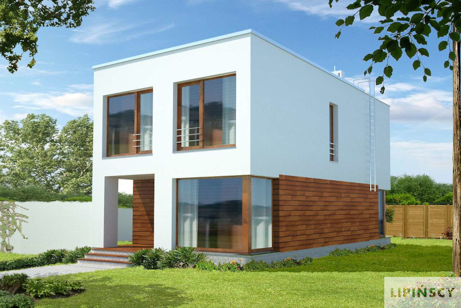 Budowa domu Tottori DCP269 (odbicie lustrzane) z New-House