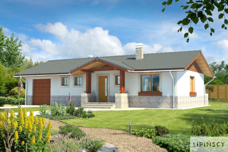 Budowa domu Asti II LMB90a (odbicie lustrzane) z New-House