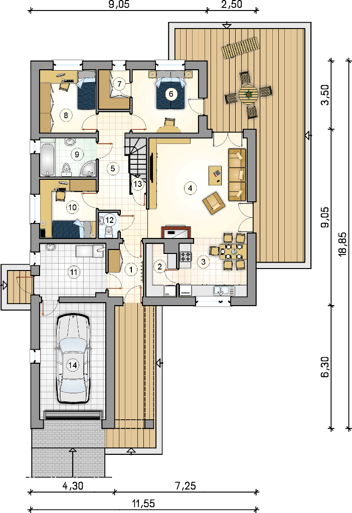 Oxford II (odbicie lustrzane) - miniatura 5