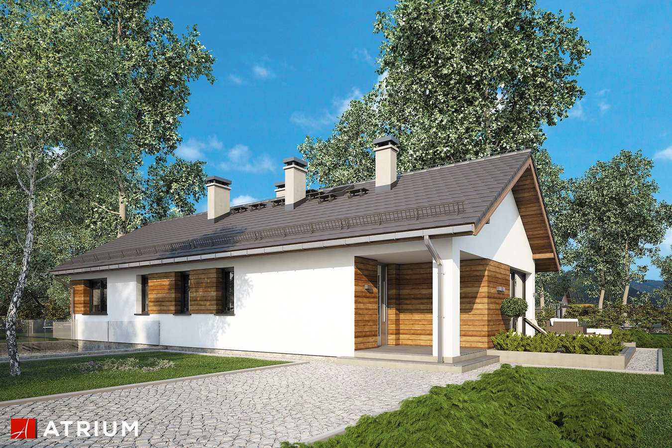 budowa domu Olimp Plus II odbicie lustrzane - New-House