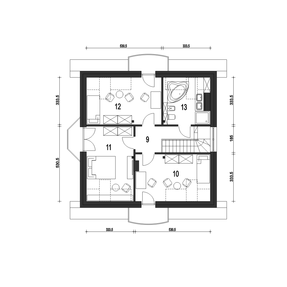 Dom Dla Ciebie 3 bez garażu [B1] - miniatura 9