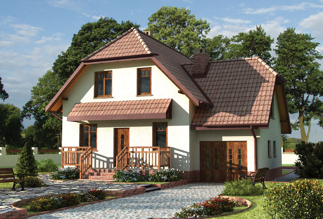 budowa domu Dioryt (odbicie lustrzane) - New-House