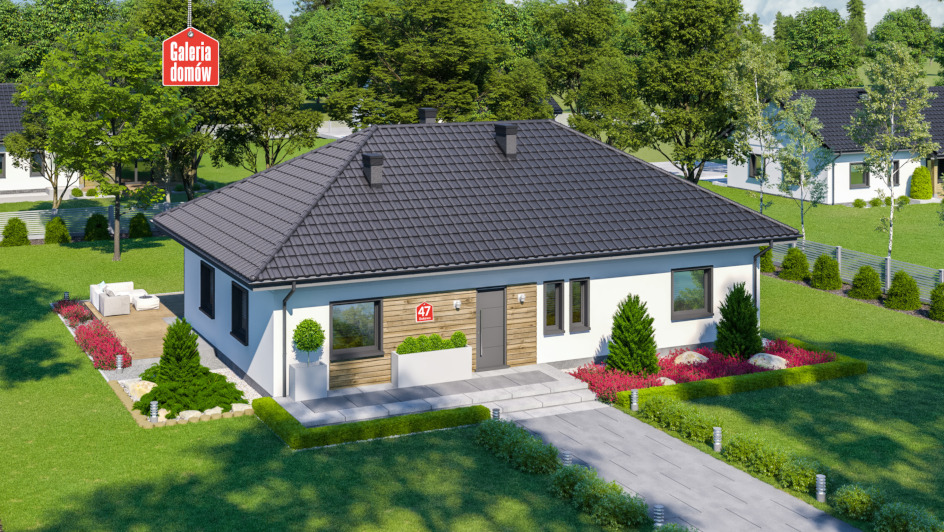 Budowa domu Dom przy Bukowej 47 (odbicie lustrzane) z New-House