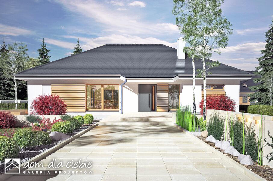 budowa domu Arnika II bez garażu [B] - New-House