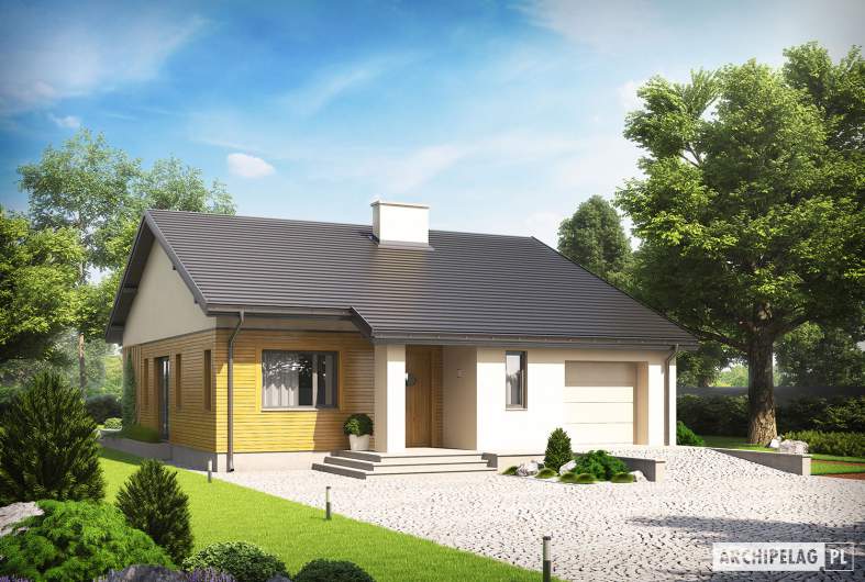 budowa domu Armando G1 ENERGO (odbicie lustrzane) - New-House