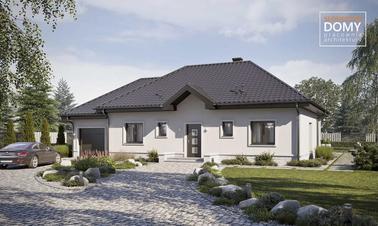 budowa domu - Hvar A (odbicie lustrzane) - New-House