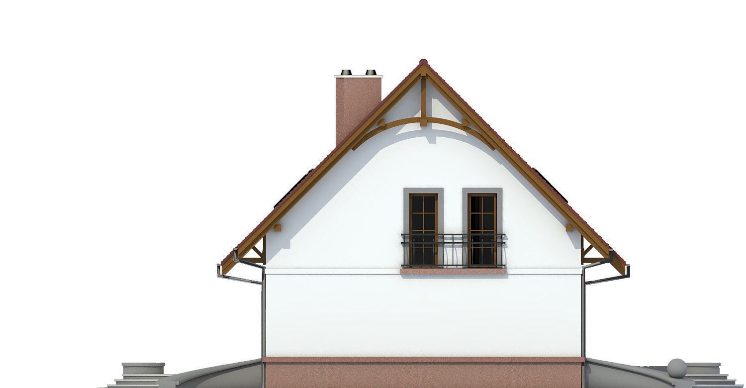 Sosnówka II z garażem 1-st. [A] (odbicie lustrzane) - miniatura 3