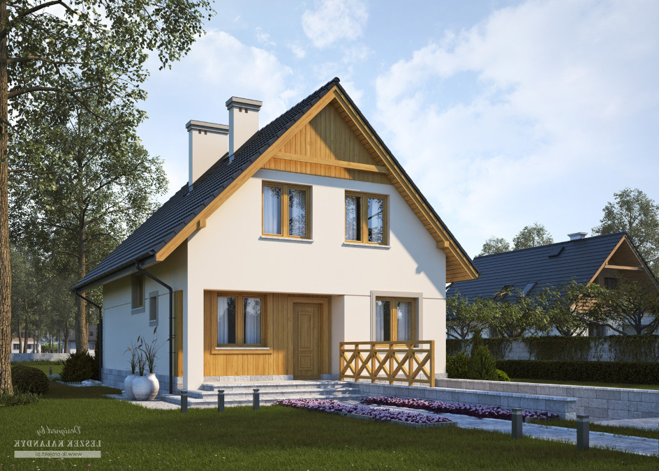 Budowa domu LK&472 (odbicie lustrzane) z New-House