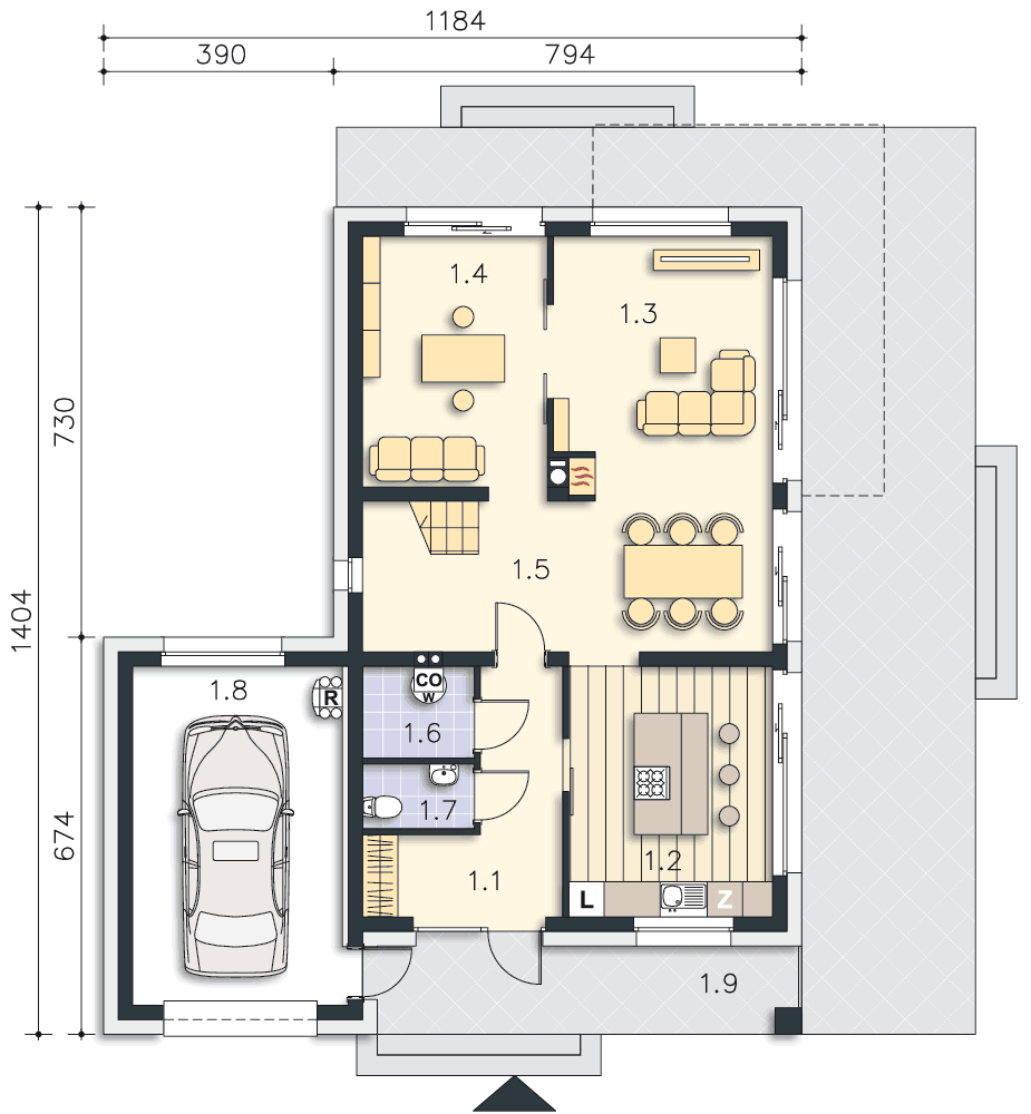 Bergamo DCP343 (odbicie lustrzane) - miniatura 6
