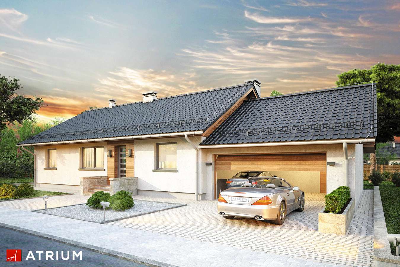budowa domu Mars II odbicie lustrzane - New-House