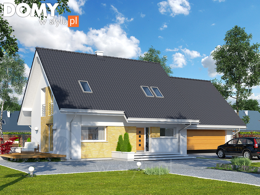 budowa domu Azuryt 4 (Odbicie lustrzane) - New-House