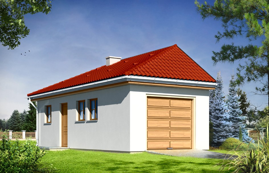budowa garażB04 z new house