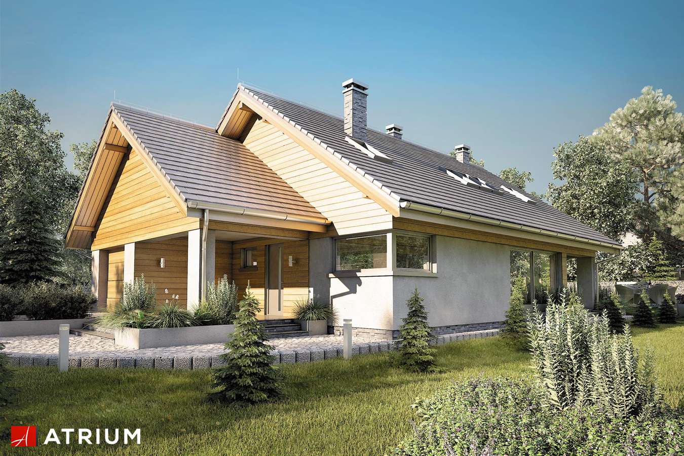 budowa domu Pelikan XVII (odbicie lustrzane) - New-House