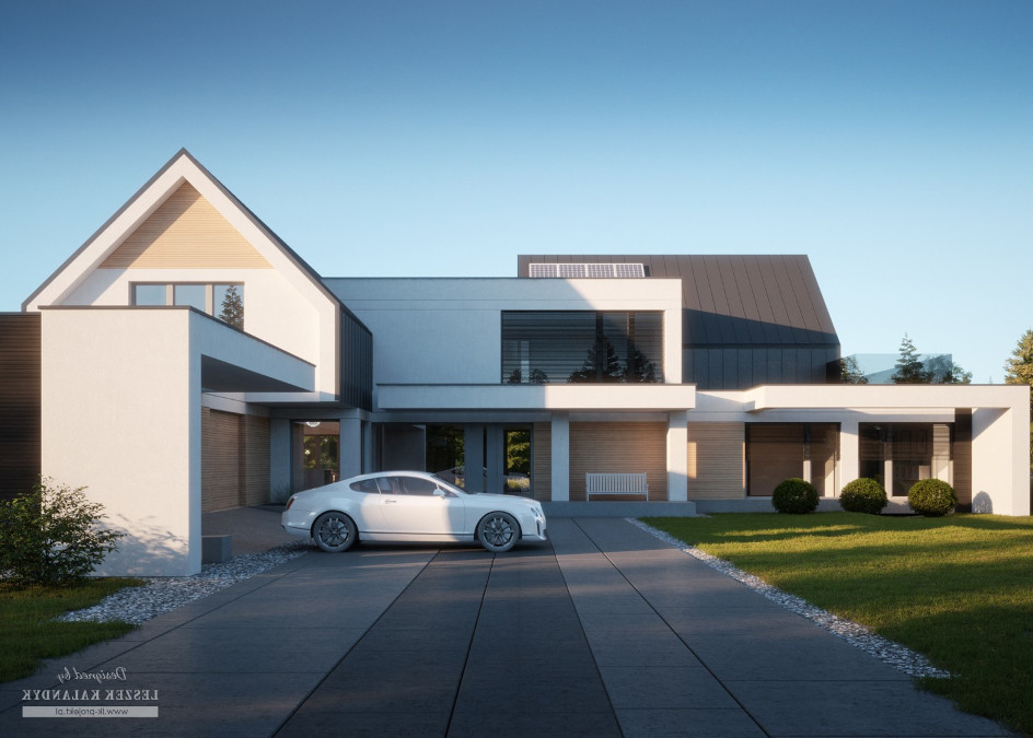 Budowa domu LK&1501 (odbicie lustrzane) z New-House