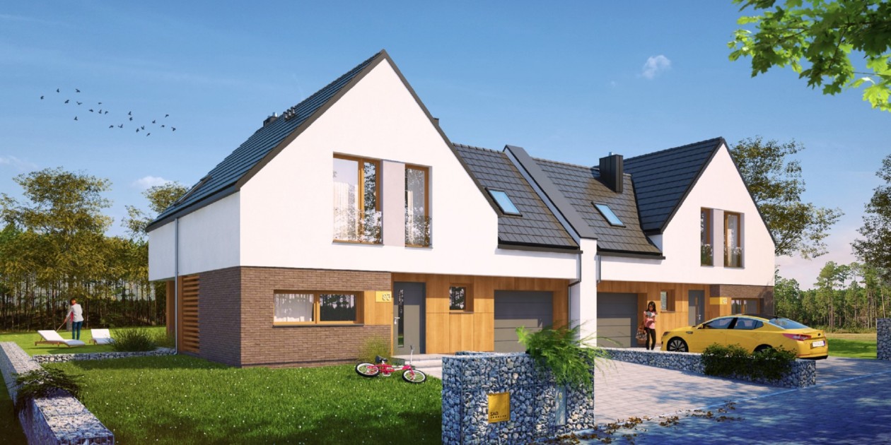 budowa domu Proximus I G1 (Odbicie lustrzane) - New-House