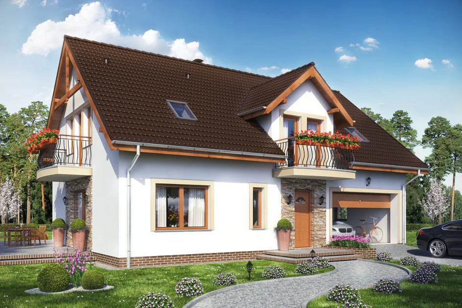Budowa domu SZNAUCER 4 Z GARAŻEM XL z New-House