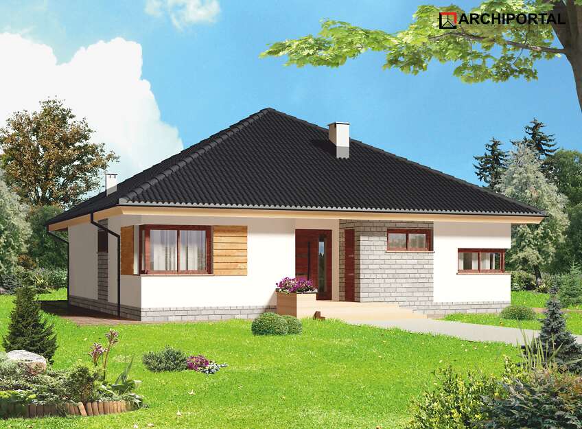 budowa domu Lupin paliwo stałe (odbicie lustrzane) - New-House