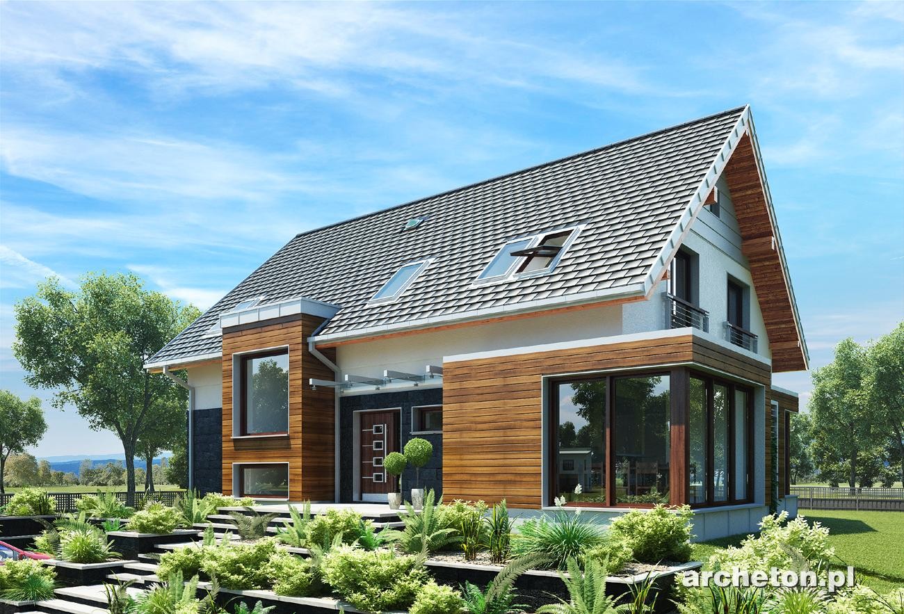 budowa domu Helios Max (odbicie lustrzane) - New-House