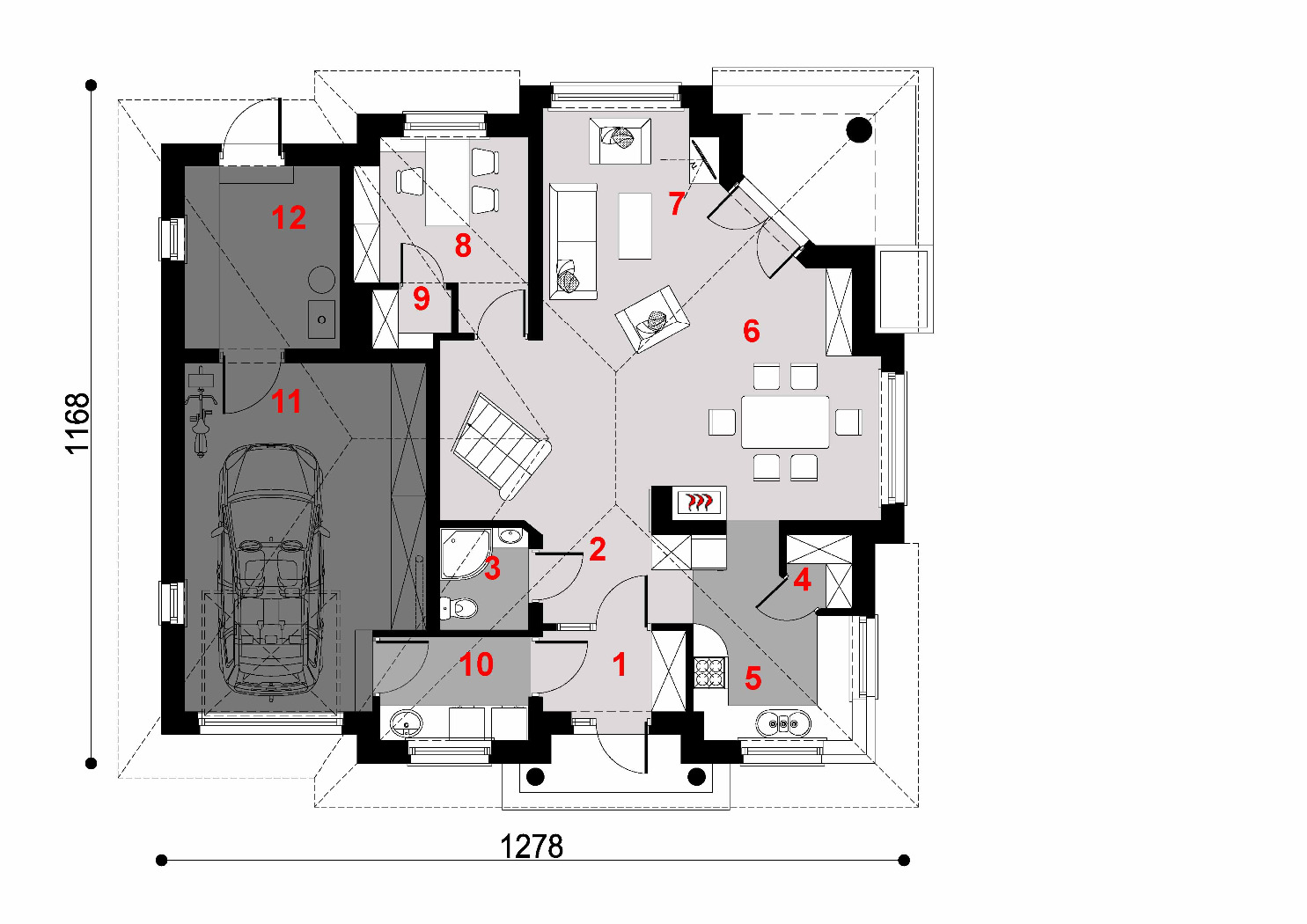 D209A - projekt domu