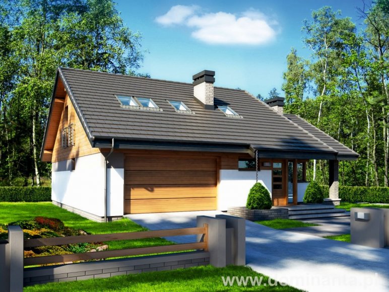 budowa domu MAJA II 2G+ (Odbicie lustrzane) - New-House