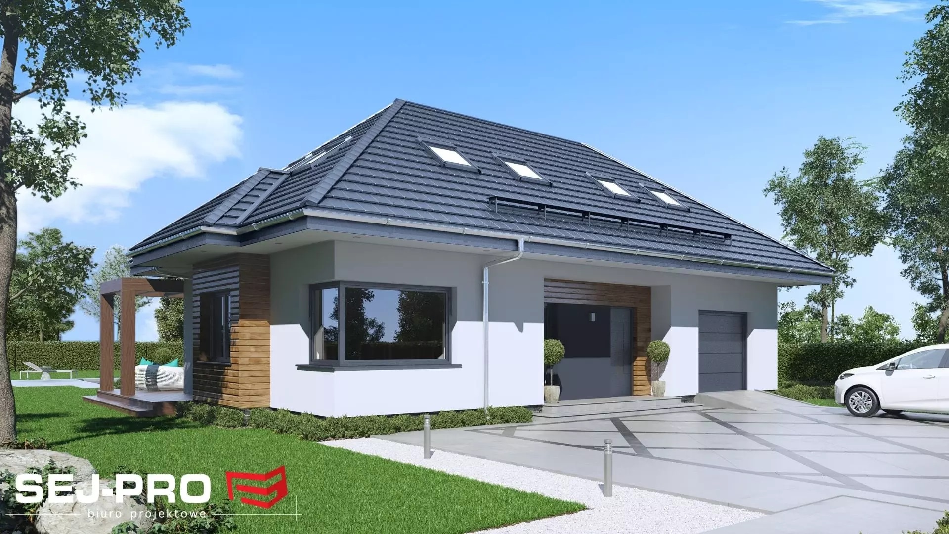 budowa domu SEJ-PRO 005 G ENERGO - New-House