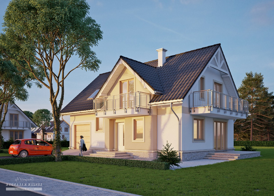 Budowa domu LK&650 (odbicie lustrzane) z New-House