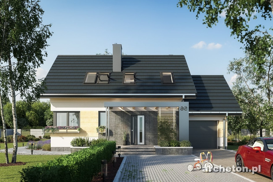 Budowa domu Dino Sol (odbicie lustrzane) z New-House