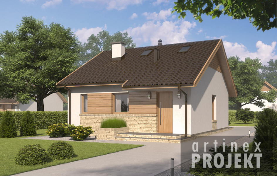 Budowa domu D142 (odbicie lustrzane) z New-House