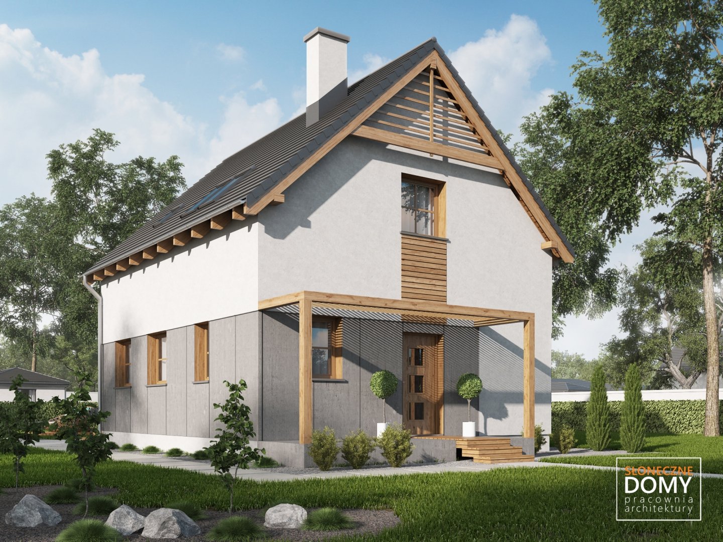 budowa domu - Istria B (odbicie lustrzane) - New-House