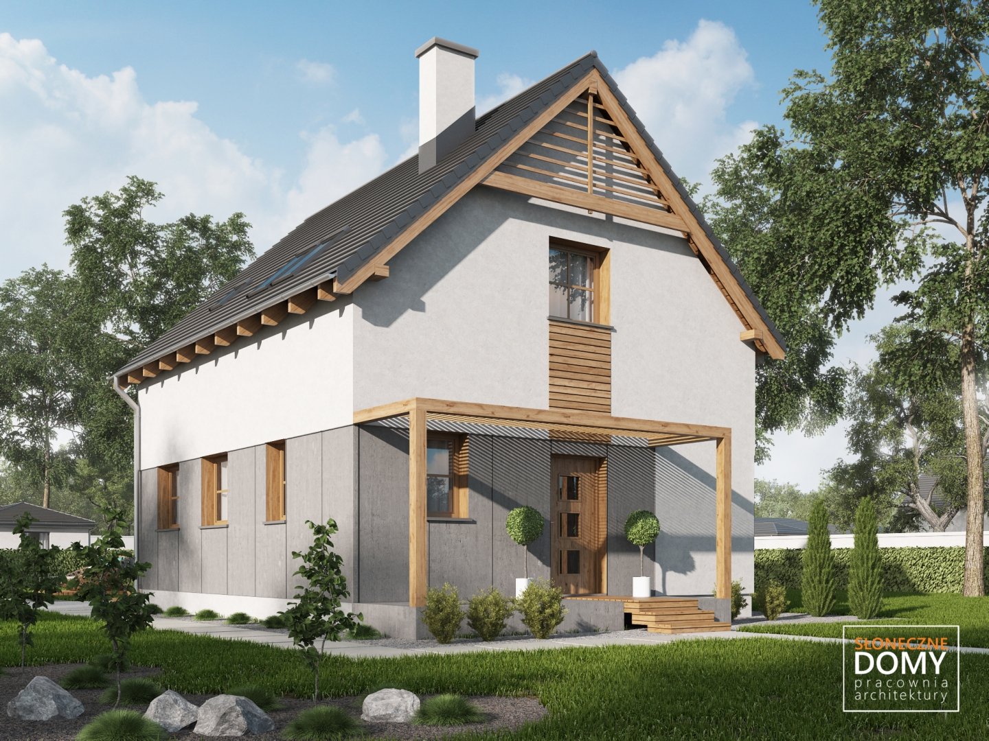 budowa domu - Istria B (odbicie lustrzane) - New-House