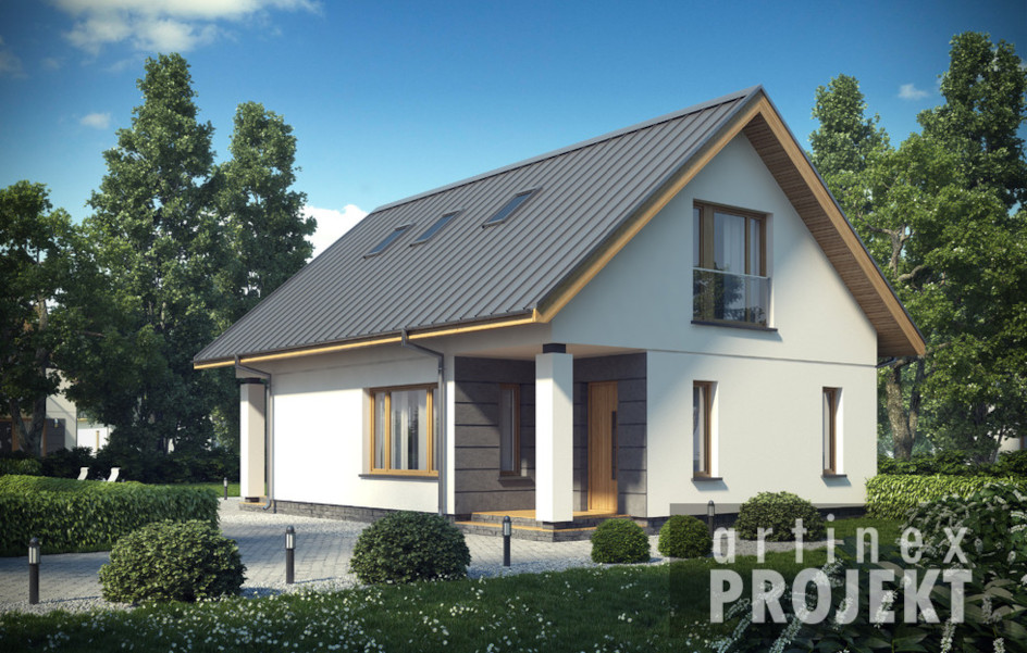 Budowa domu D143B (odbicie lustrzane) z New-House